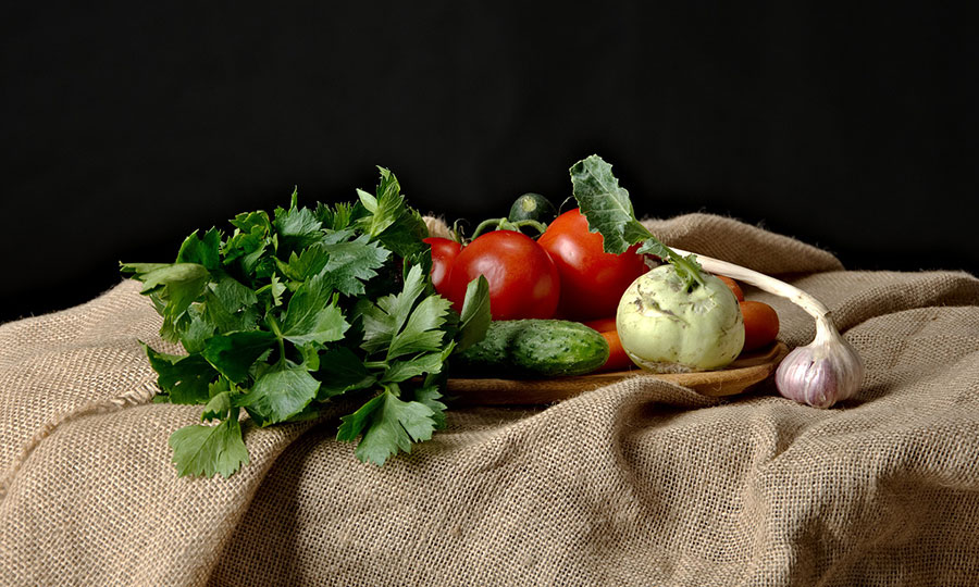 pile of fresh vegetables